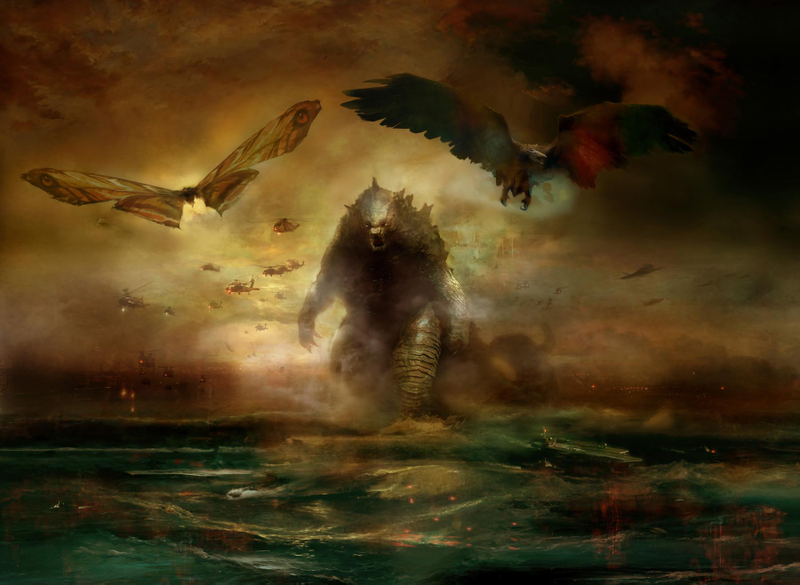 Concept art for Godzilla: King Of The Monsters